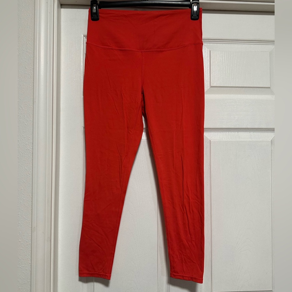 PrAna Bright Red/Pink High-Rise Active Leggings  Size L